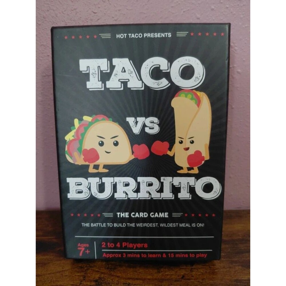 Taco vs Burrito Card Game